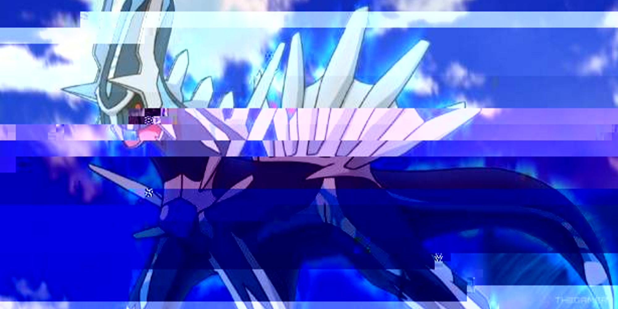 A glitched dialga