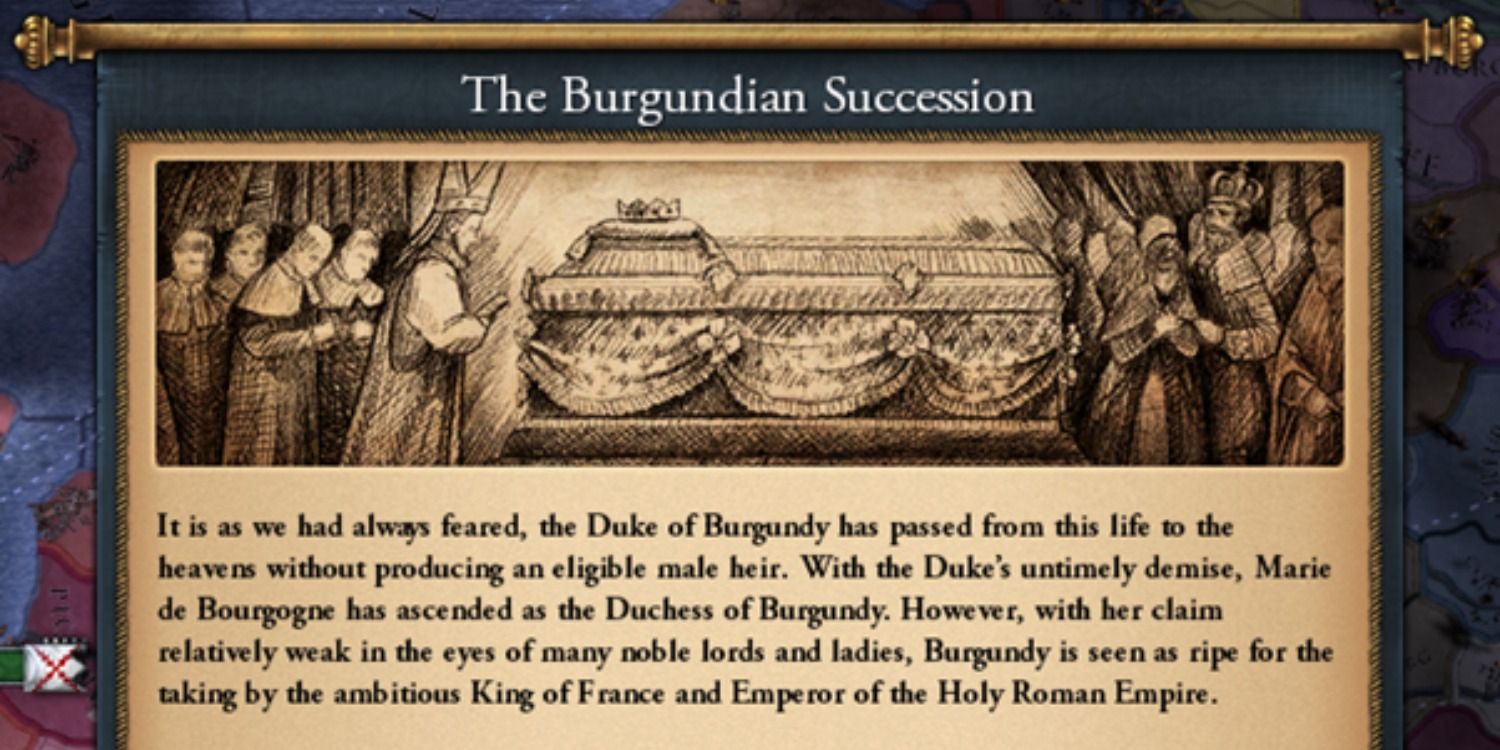 Europa Universalis 4 Burgundian Succession Event