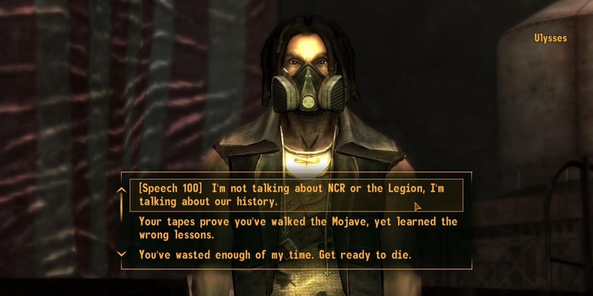 Fallout New Vegas Speech Check Ulysses