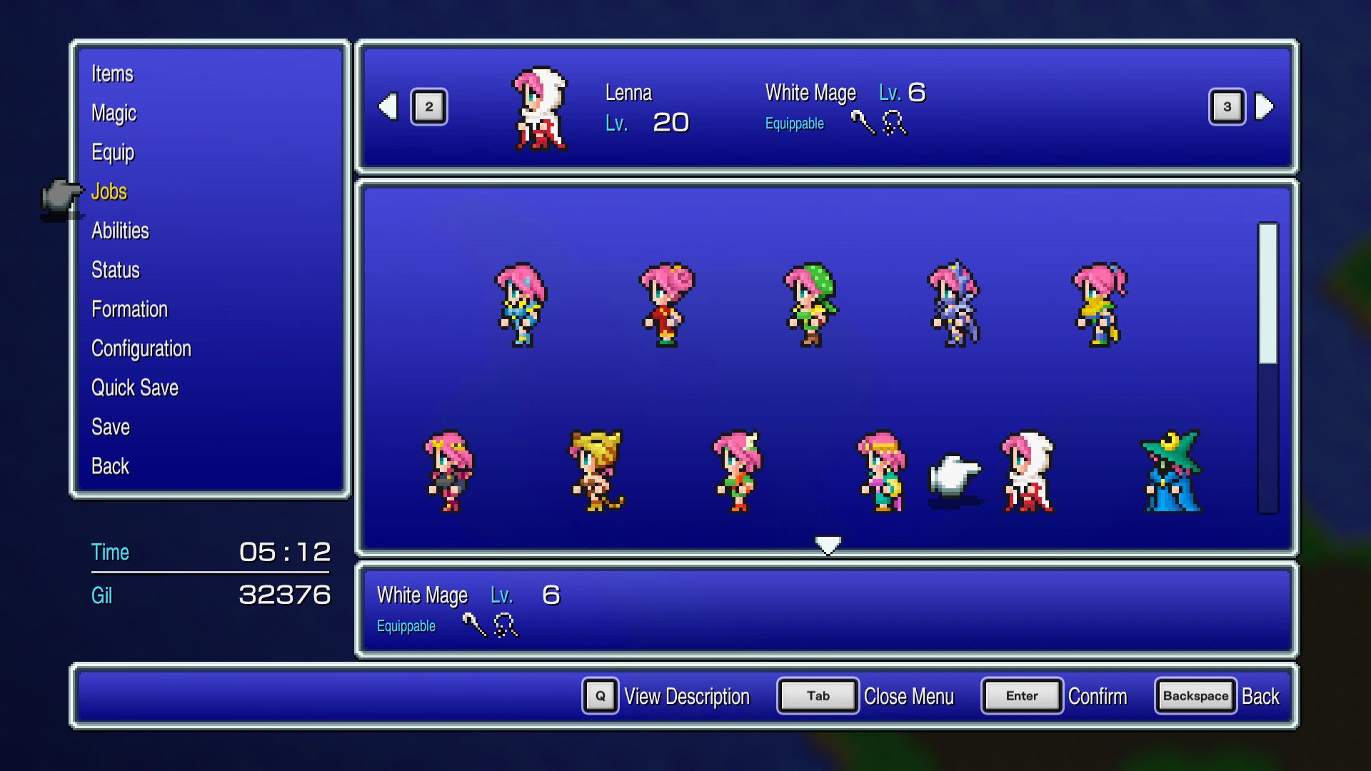 Final Fantasy 5 Pixel Remaster Beginner Tips