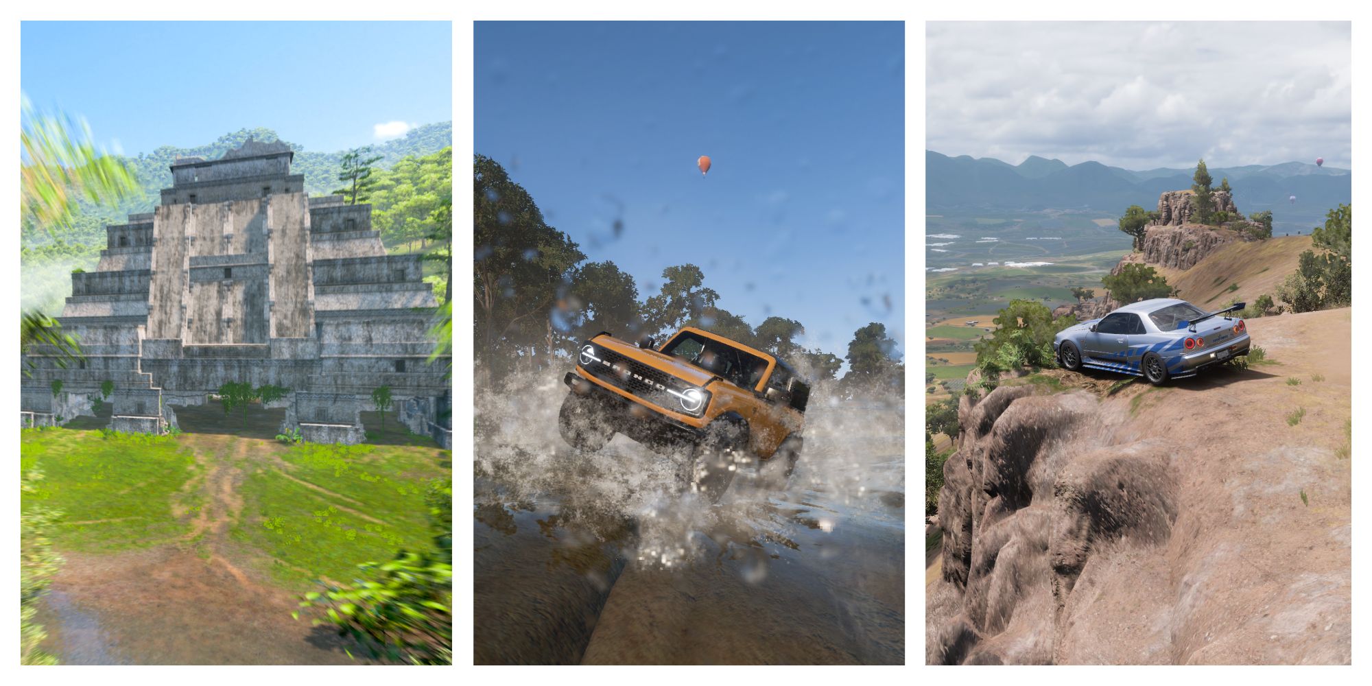 Various locations in Mexico in Forza Horizon 5