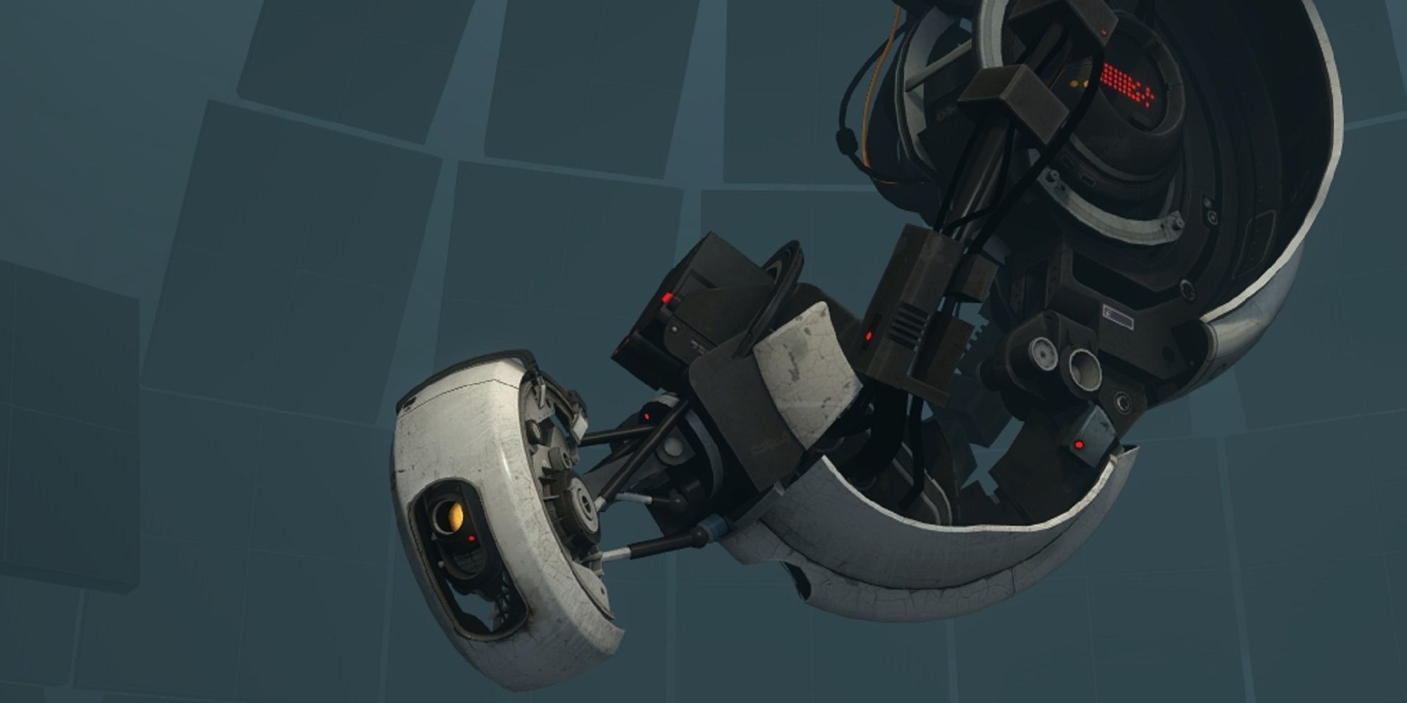 GLaDOS Looking At Something Offscreen