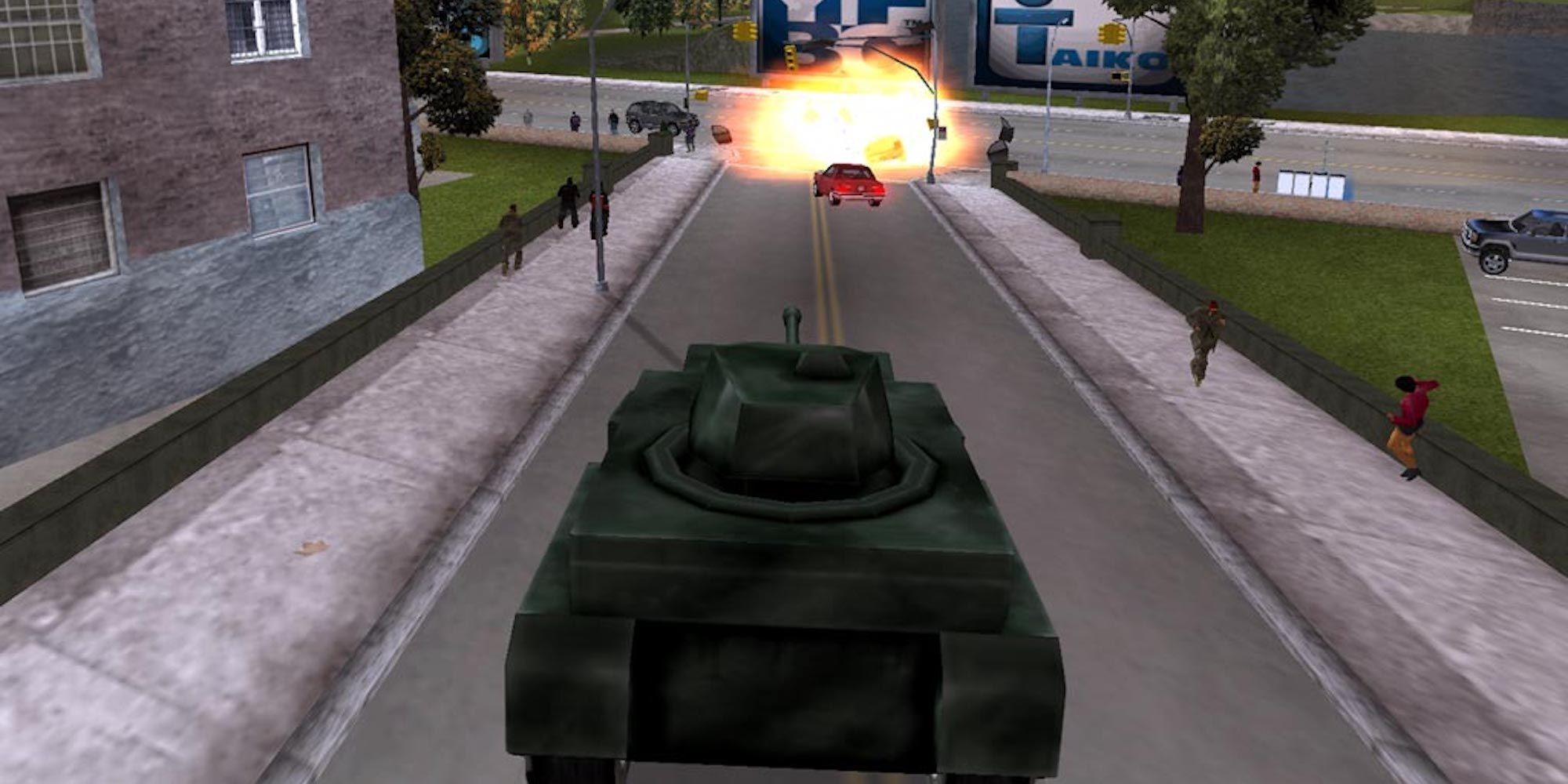 GTA 3 tank gameplay