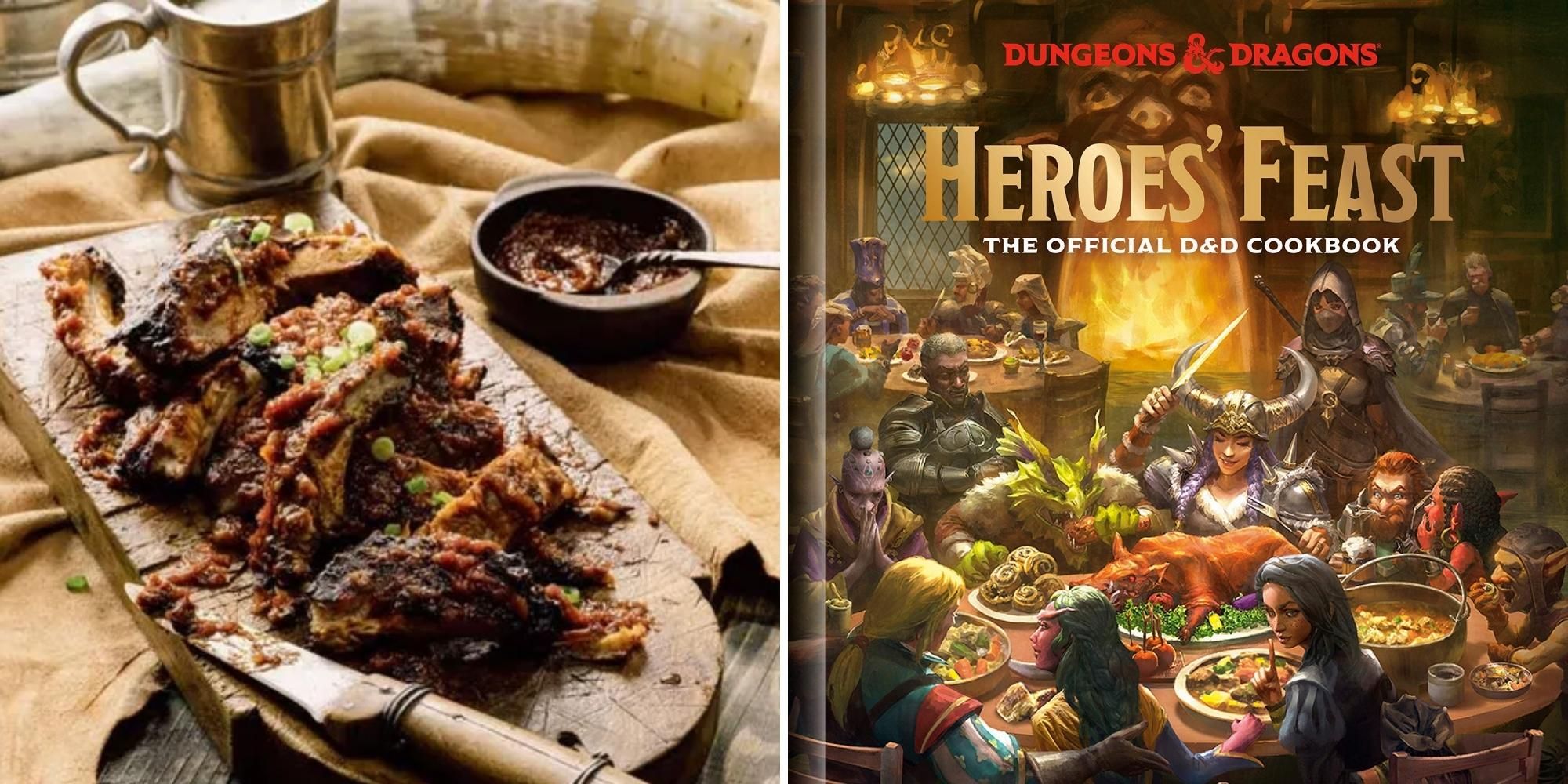 Ribs recipe from Heroes’ Feast The Official D&D Cookbook