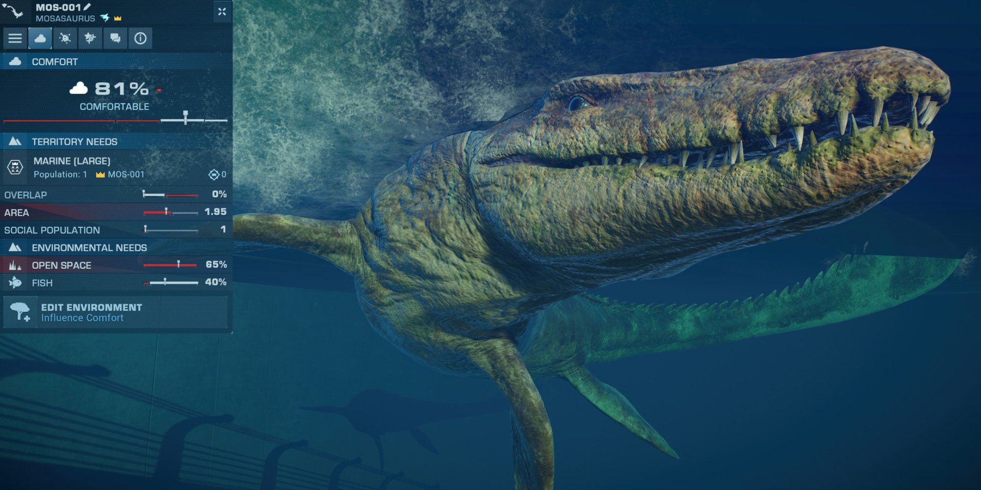 JWE2 Mosasaurus with need box official