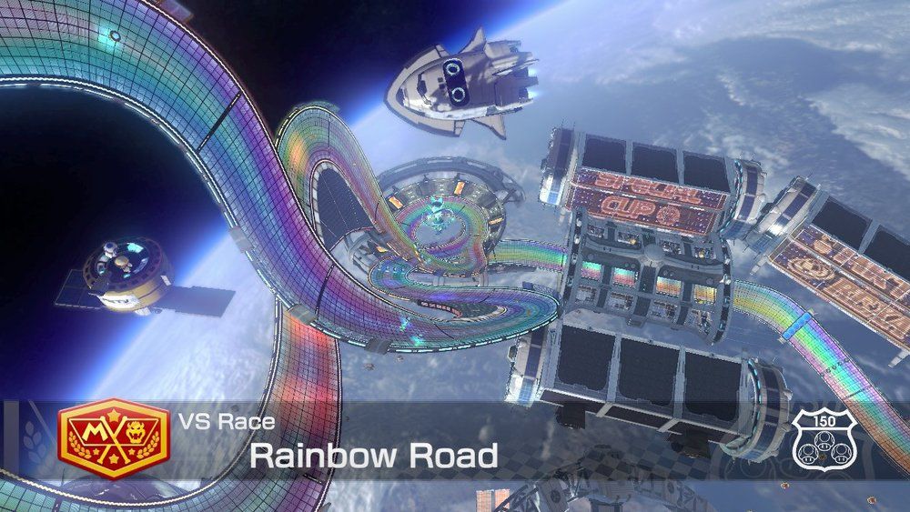 Mario Kart Every Version Of Rainbow Road Ranked 1719