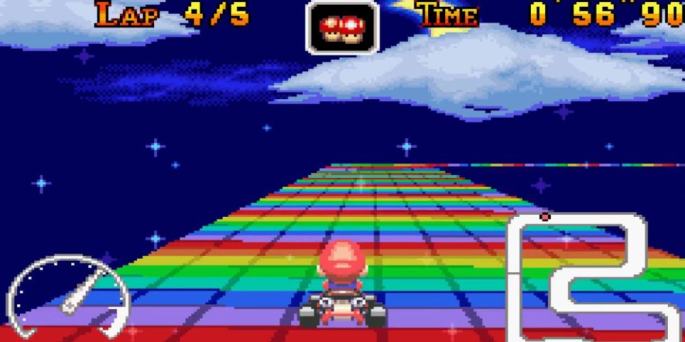 Every Version Of Mario Karts Rainbow Road Ranked