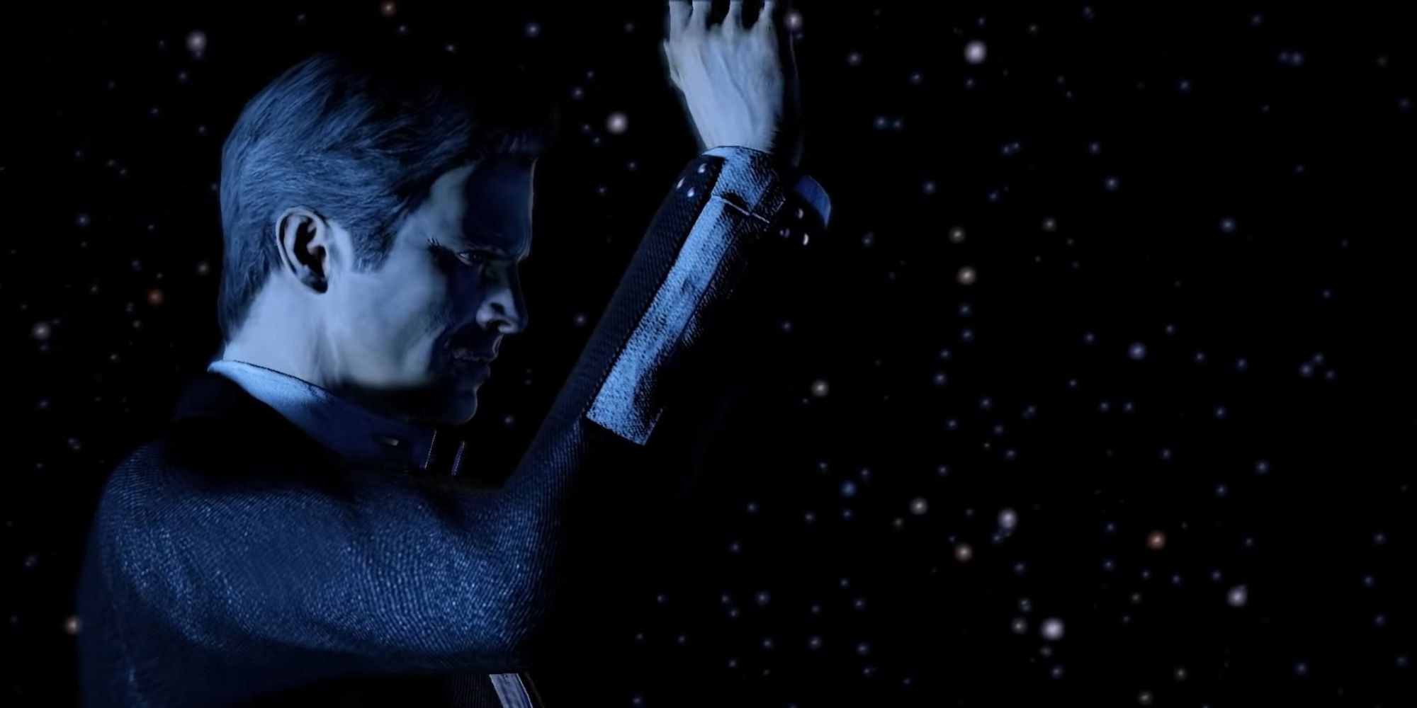 Mass Effect 2 Screenshot Of Illusive Man Angry