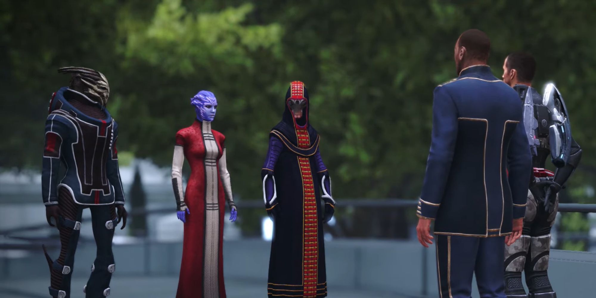 Mass Effect Screenshot Of Council Alive Ending