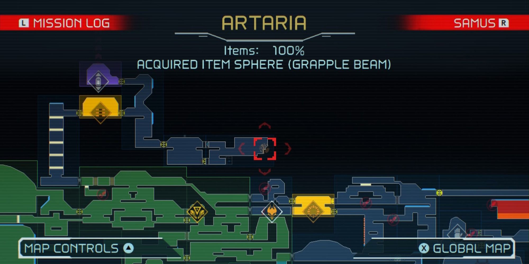 How to get grapple beam metroid dread