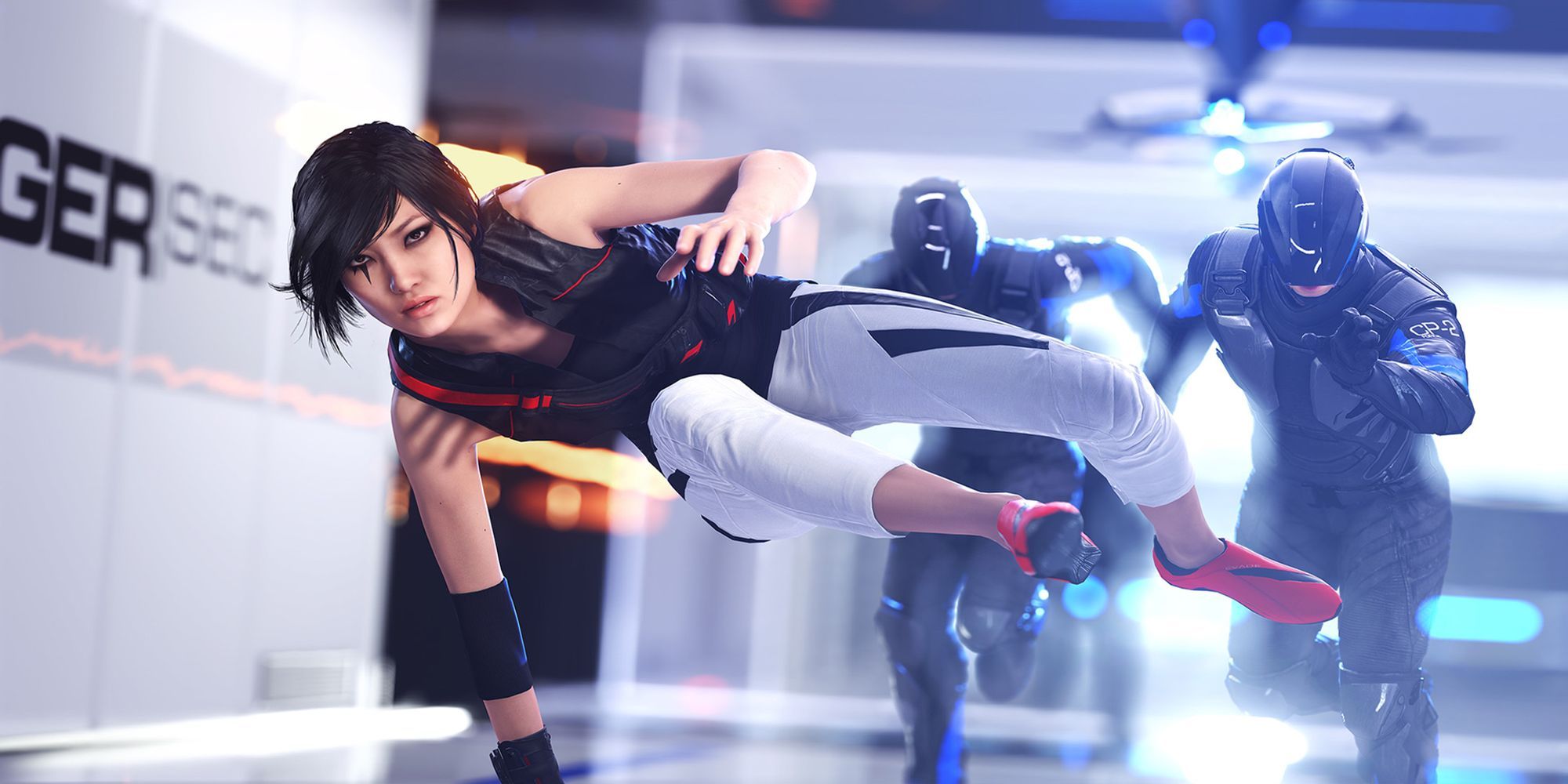 Mirror's Edge cutscene snippet: faith running away from guards