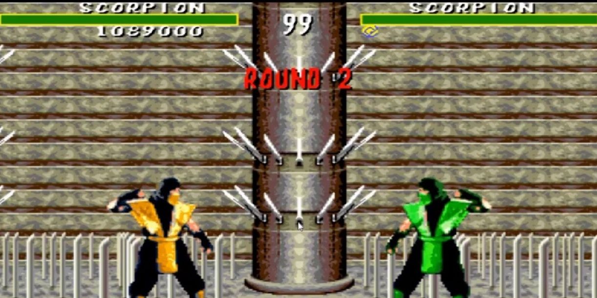 Mortal Kombat Genesis Scorpion vs Scorpion 