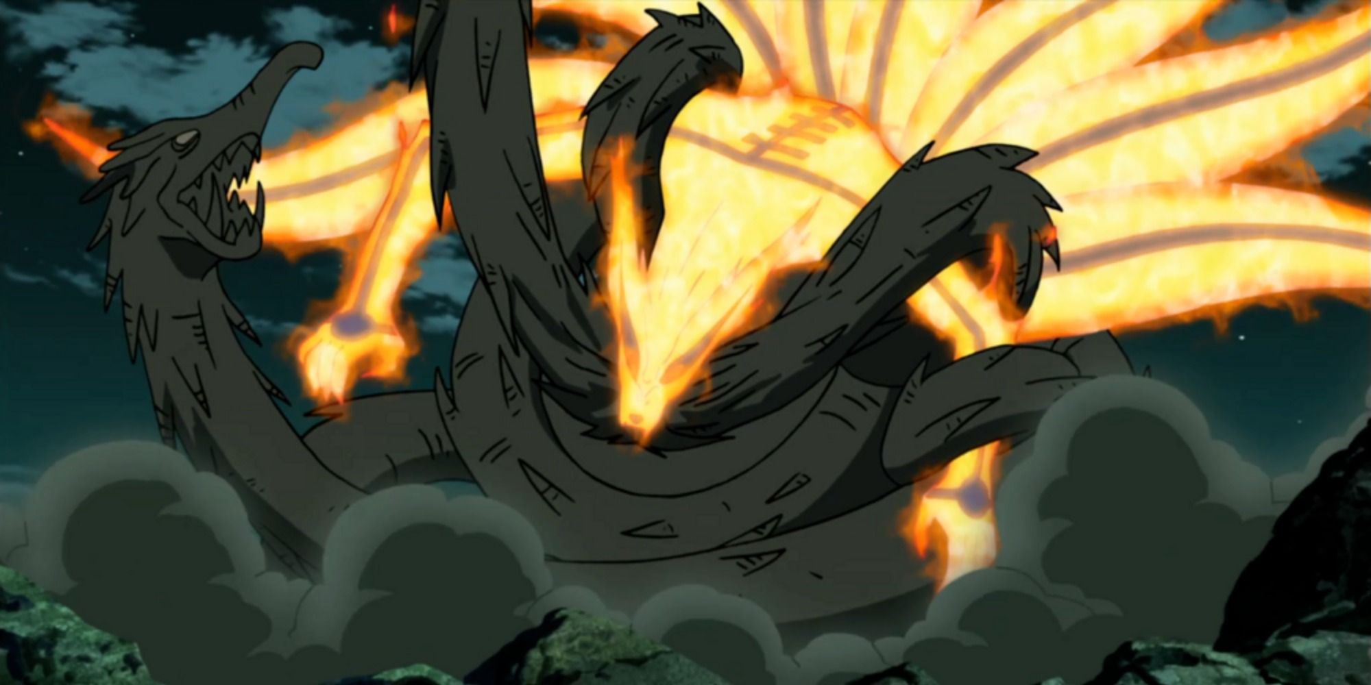 The Kurama Summon, and Nine-Tailed Beast, in Naruto