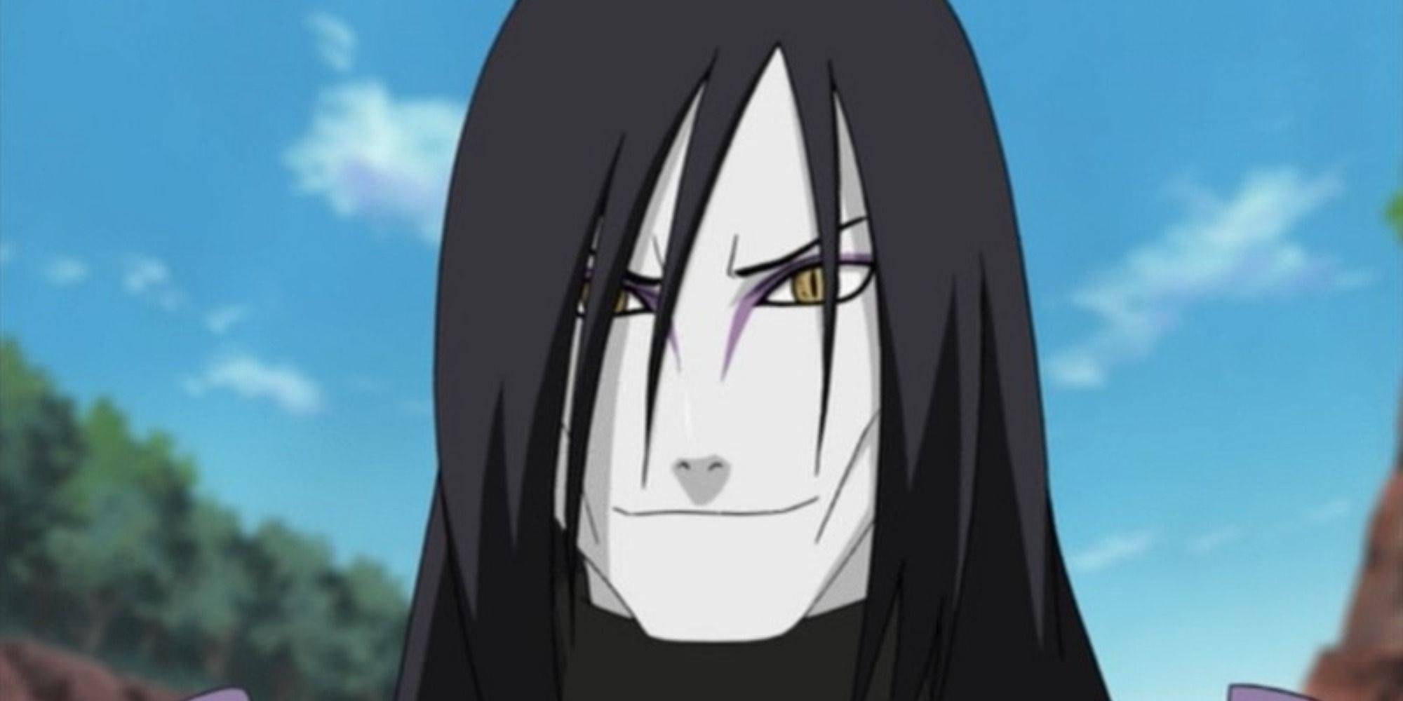 Orochimaru در Naruto Shippuden Smirking.