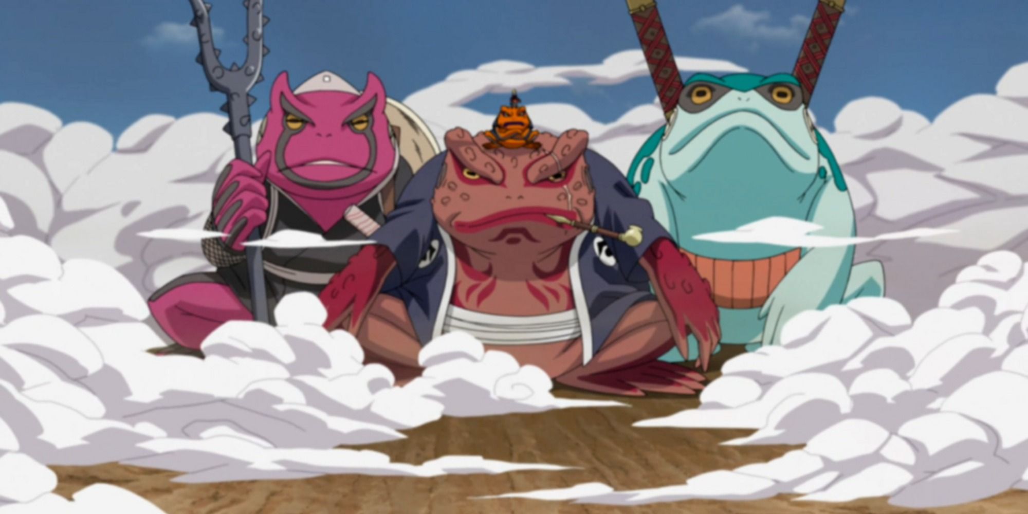 The Toad Summons in Naruto