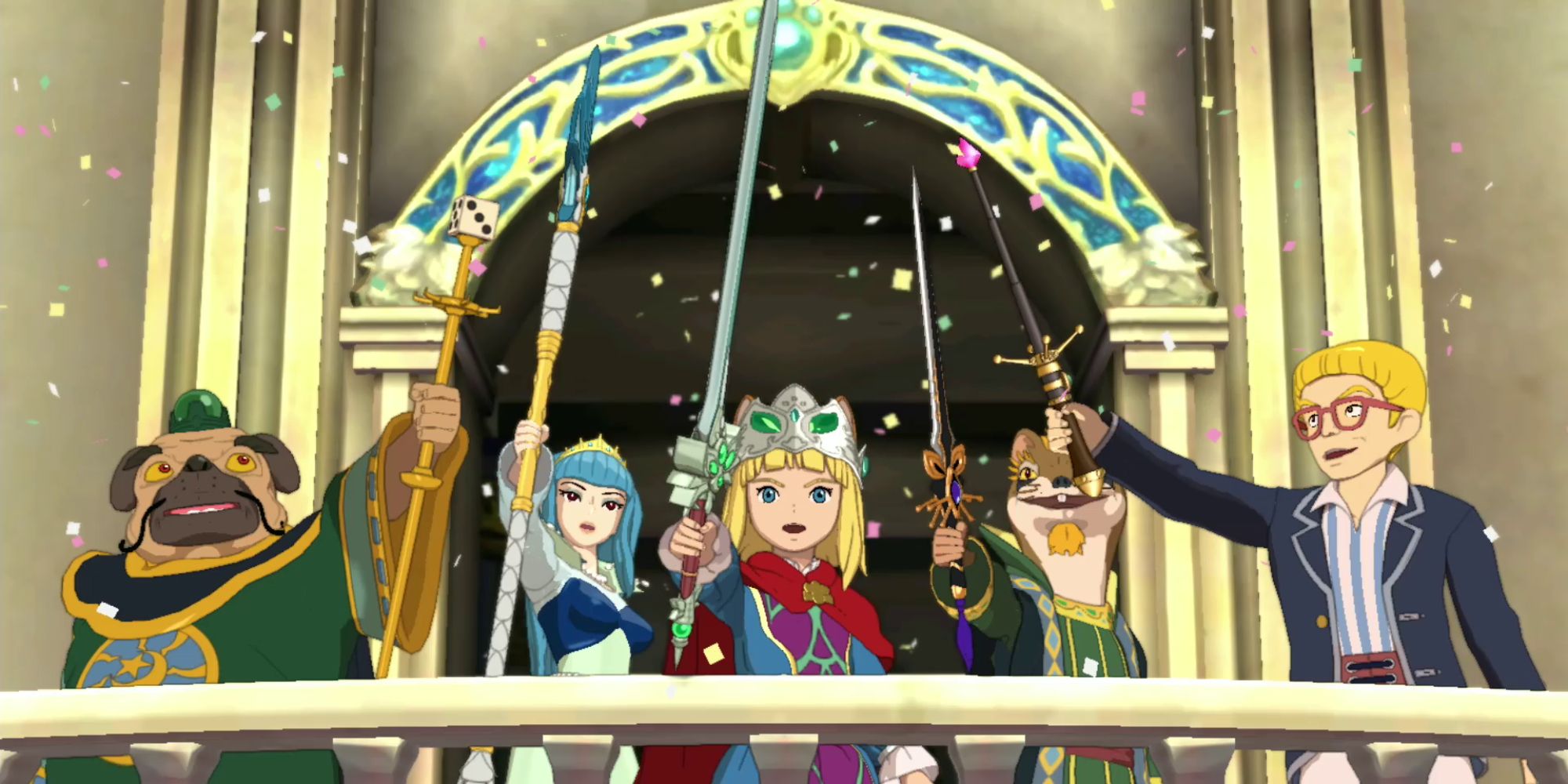 Ni No Kuni 2 Screenshot Of A Royal Celebration