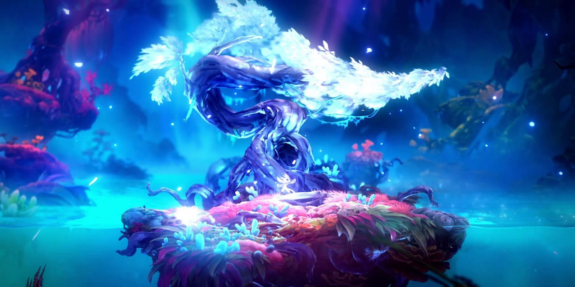 A Spirit Tree in Ori and the Will of the Wisps