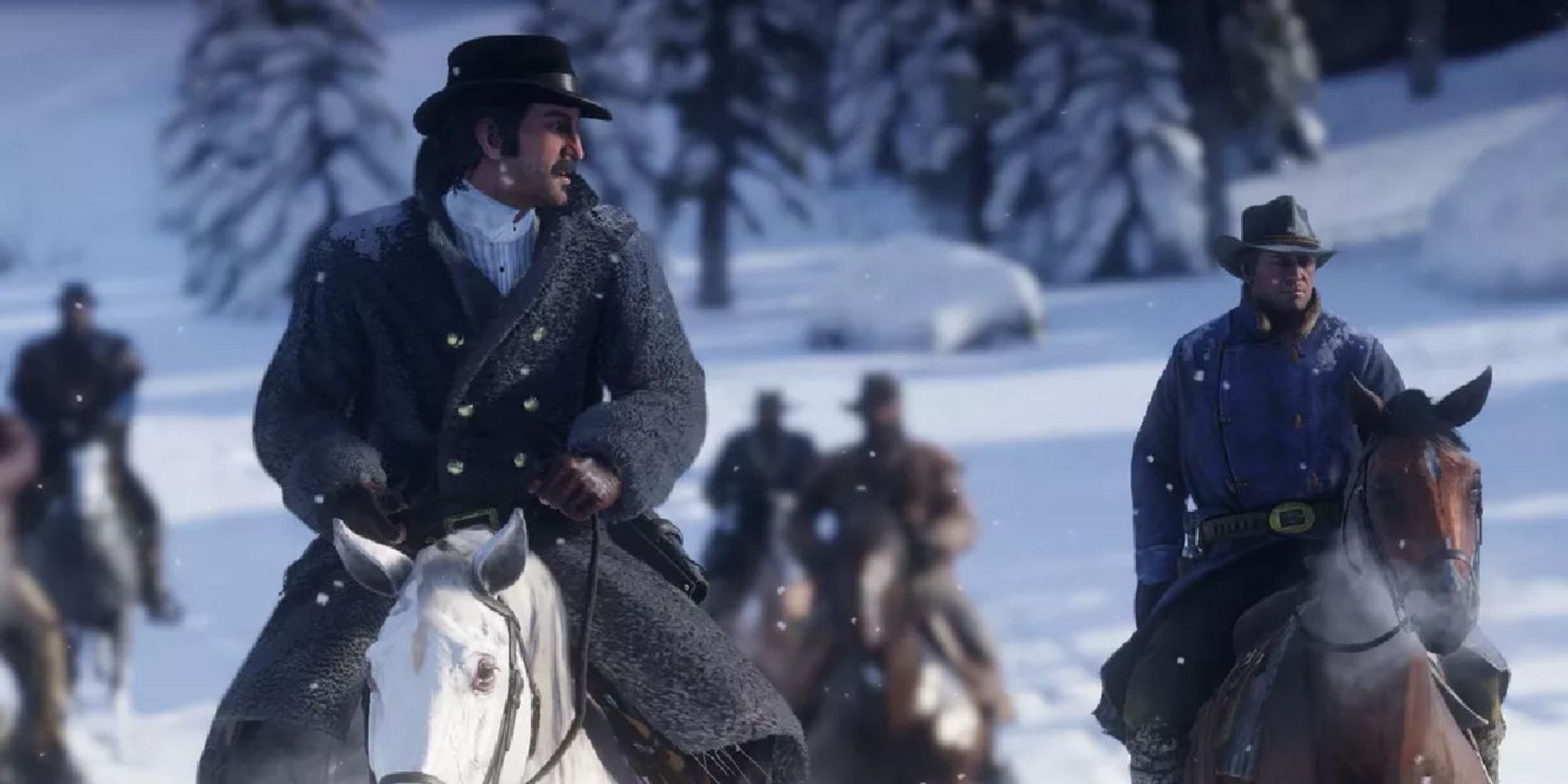 Red Dead Redemption 2 Screenshot Of Dutch and Arthur In Chapter 1
