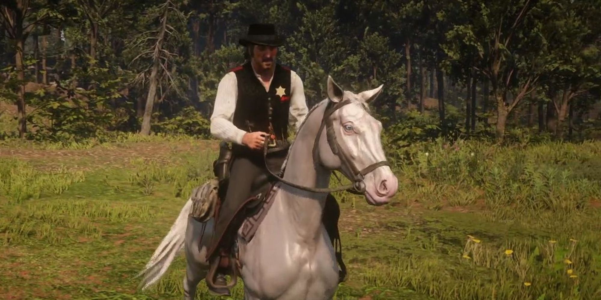 Red Dead Redemption 2 Screenshot Of Dutch Riding His Horse Count
