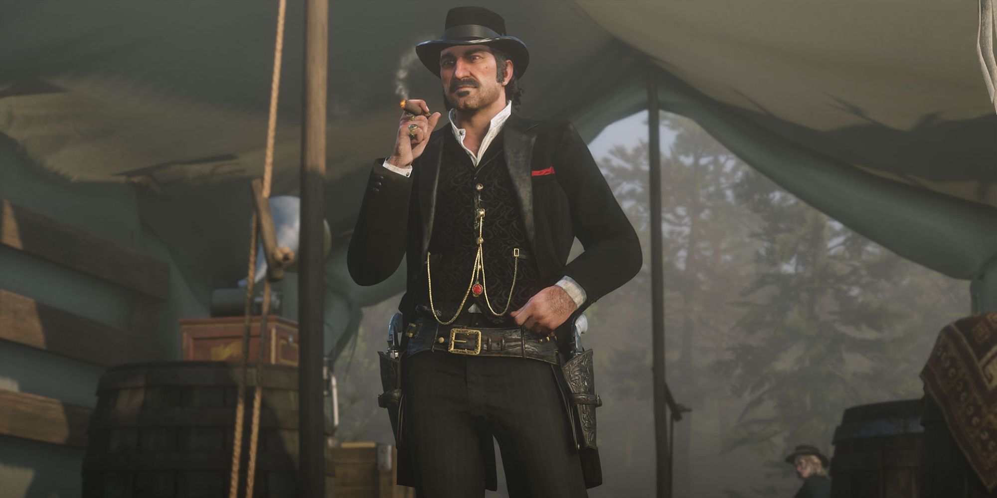 Dutch With A Cigar in Red Dead Redemption 2.