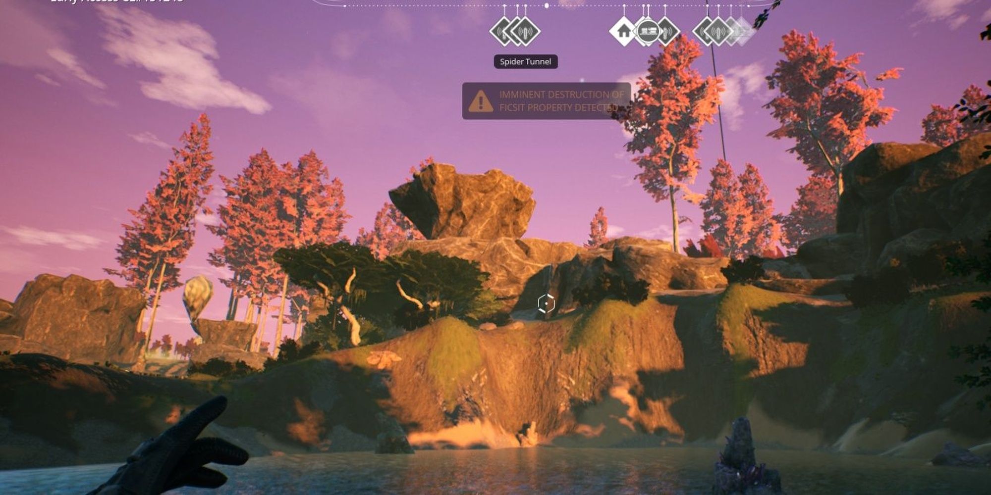 Satisfactory: Player Taking Damage Near The Red Jungle