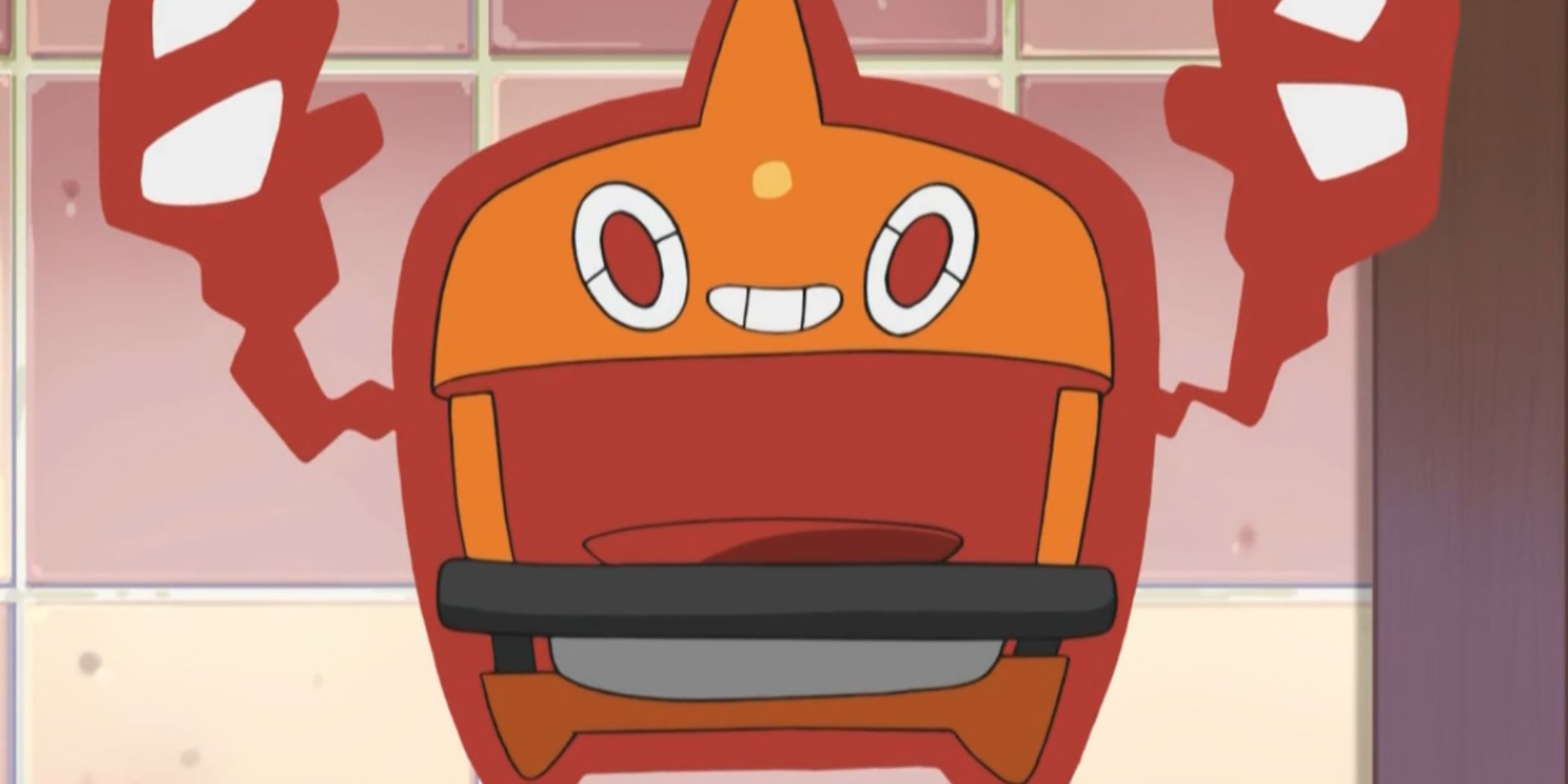 Pokemon Rotom In Their Oven Form in the Anime