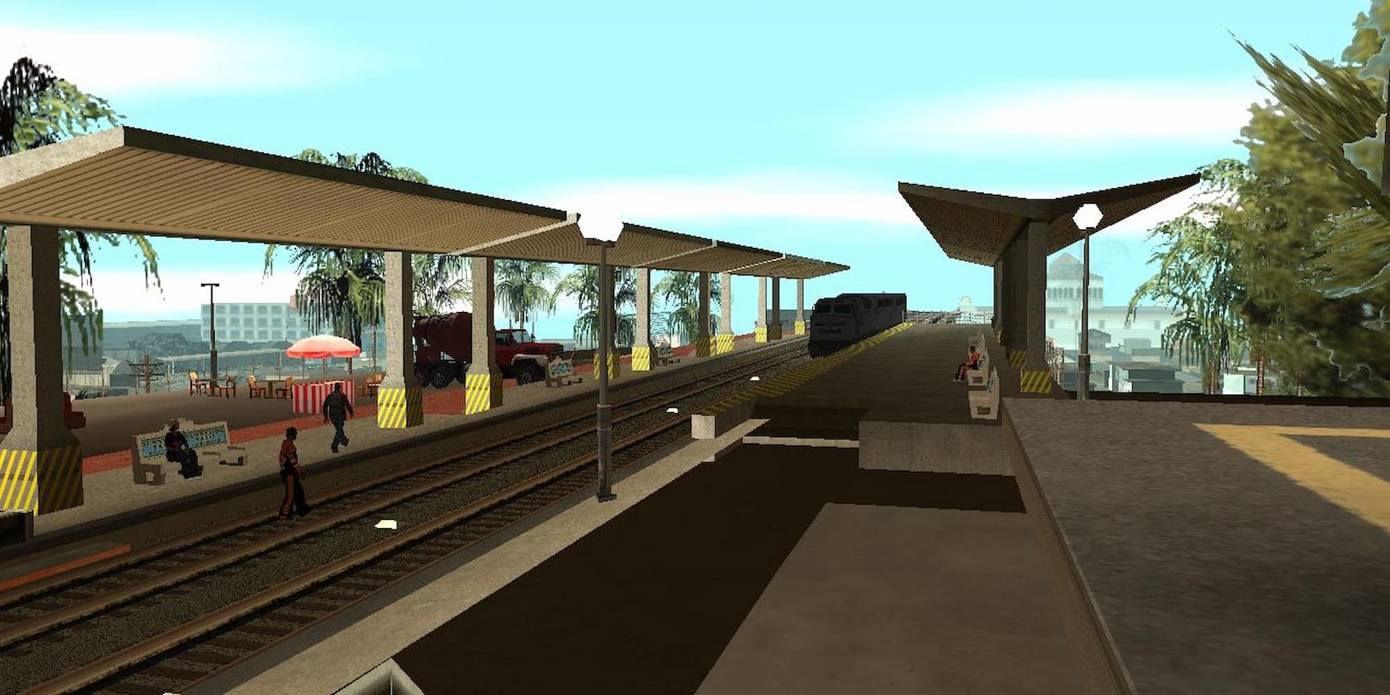 GTA SA train station