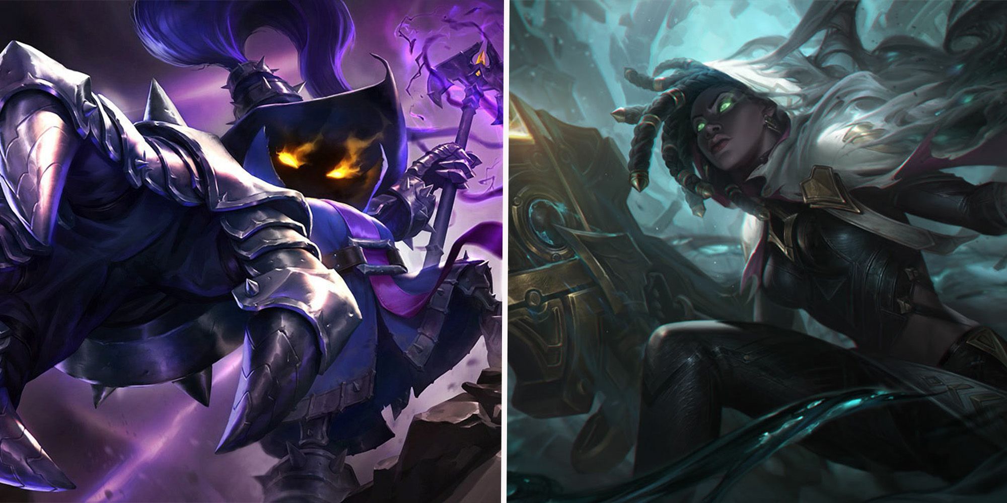 Senna and Veigar from league of Legends