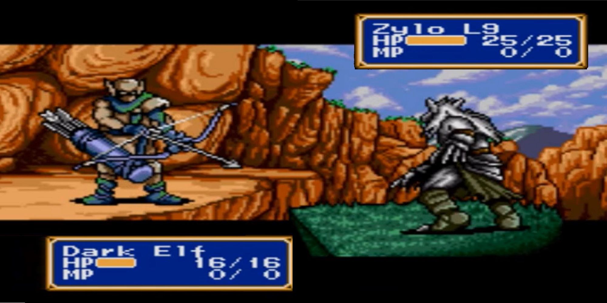 Zylo from Shining Force preparing to attack