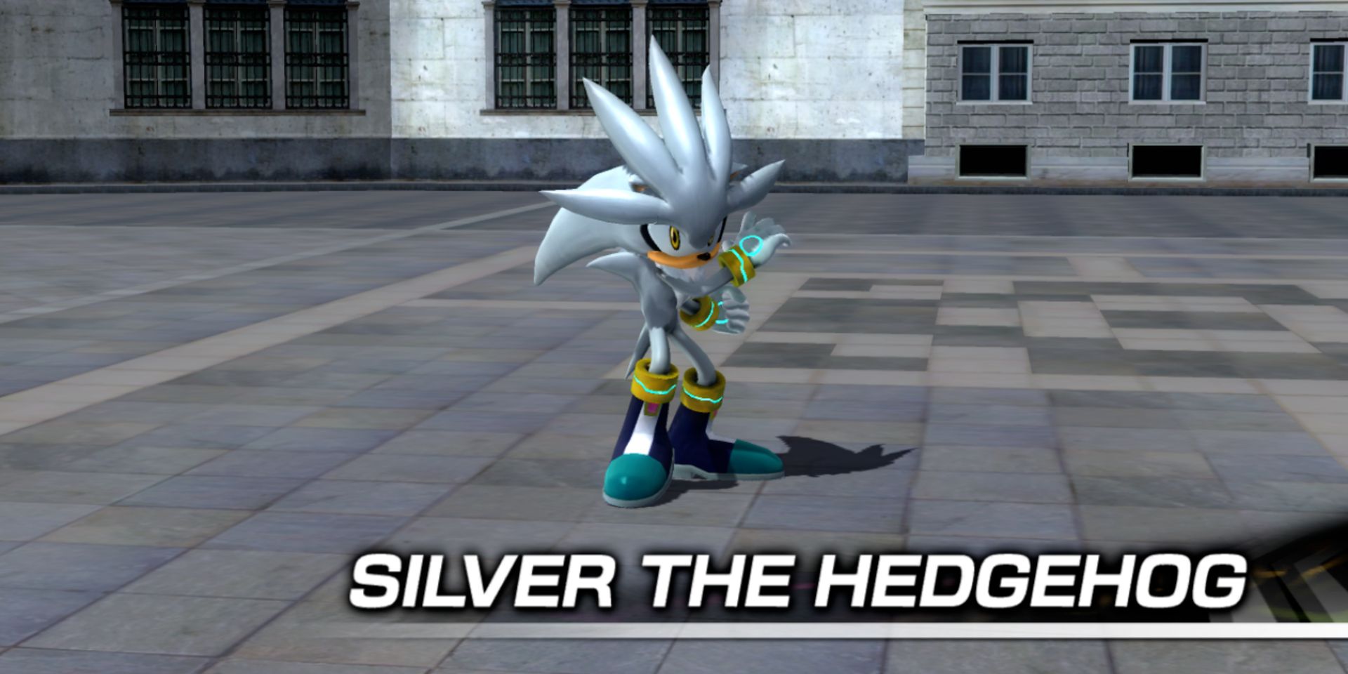 Sonic 06 - Silver The Hedgehog preparing for battle