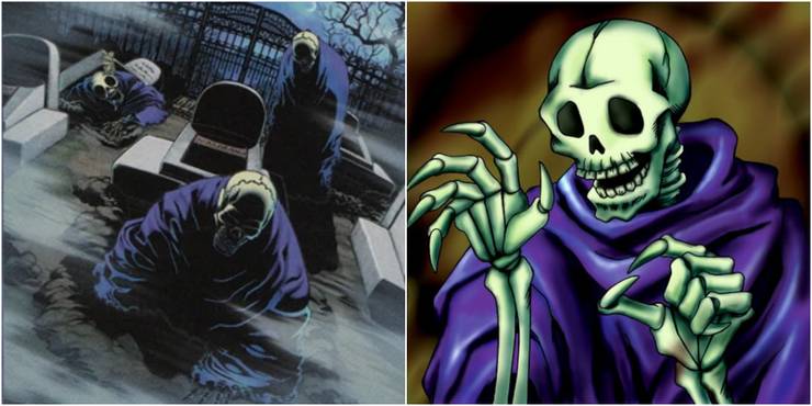 Yugioh wight archetype and skull servant