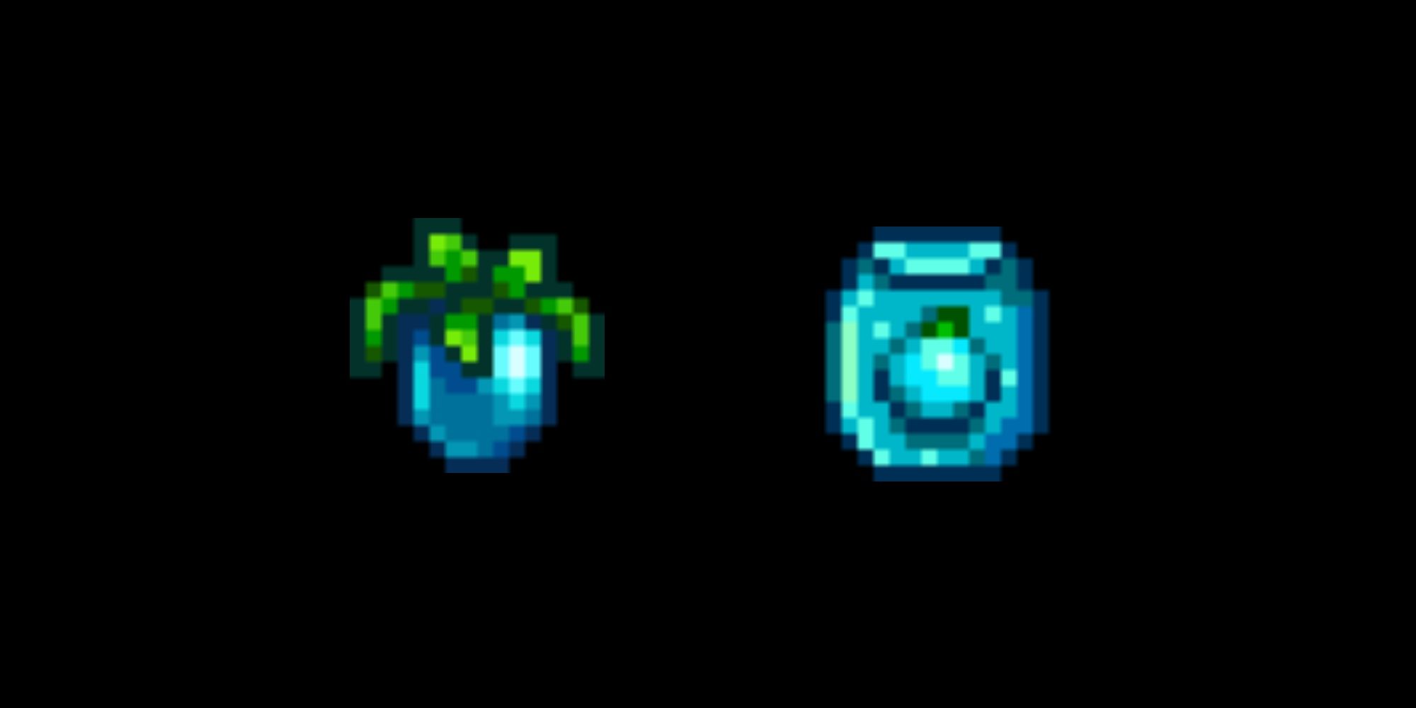 Stardew Valley Ancient Fruit, crop and seed bag sprite