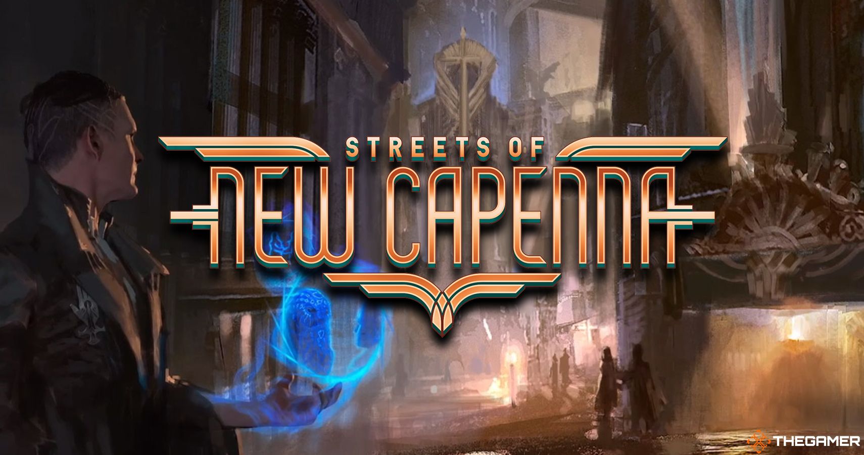 Streets of New Capenna, featuring concept art by Tyler Jacobson