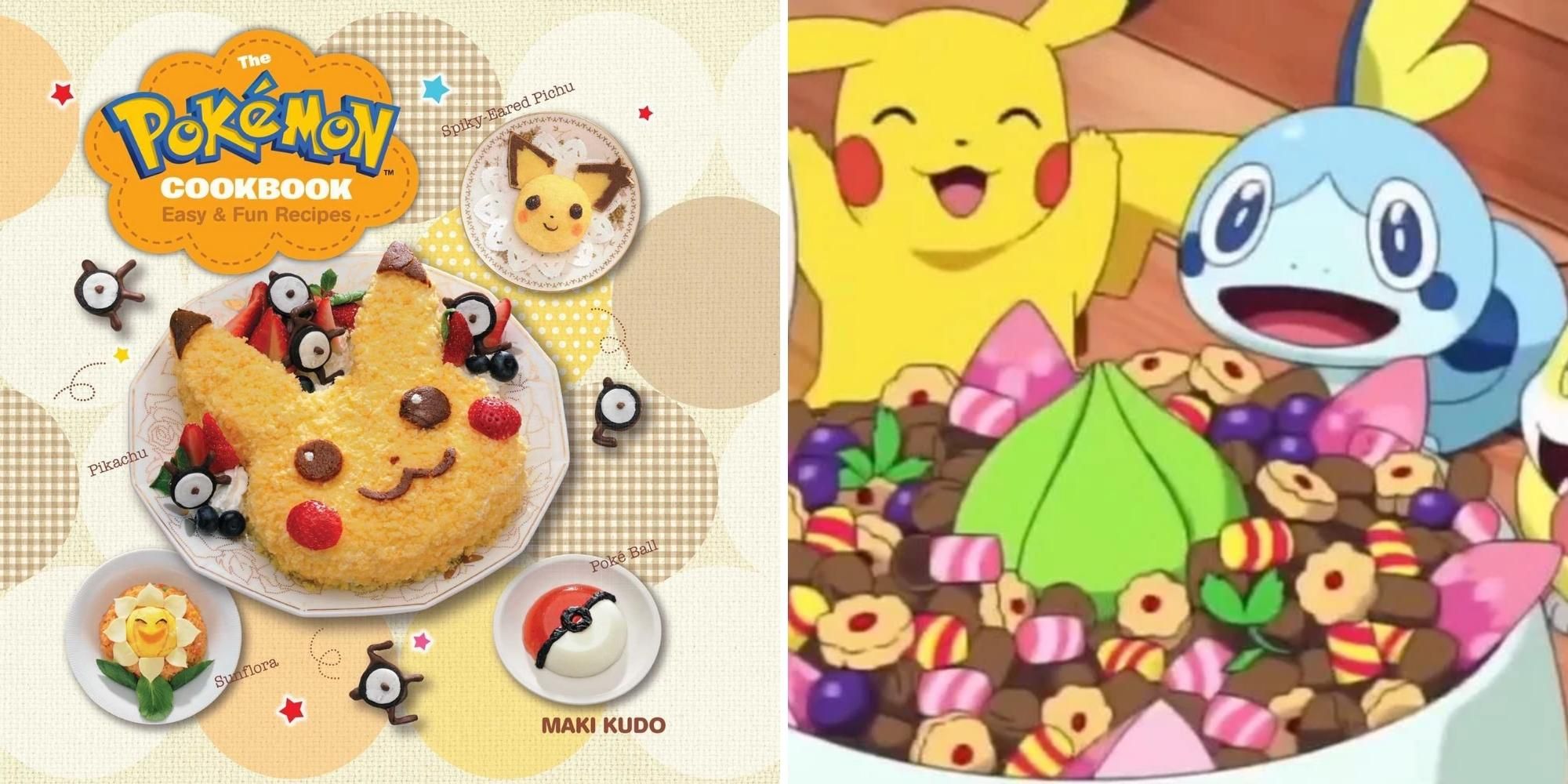The Pokémon Cookbook Easy & Fun Recipes and Pokemon characters eating
