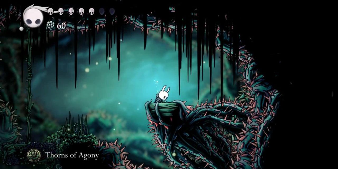 Greenpath maze in Hollow Knight