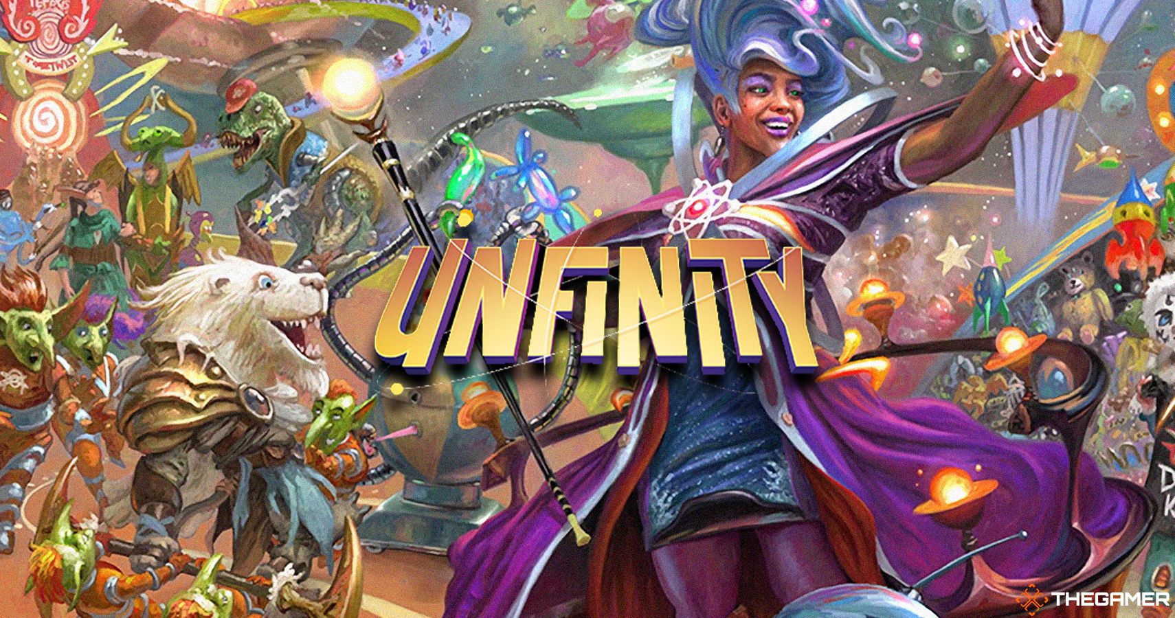 Unfinity, featuring key art by Simon Dominic Brewer
