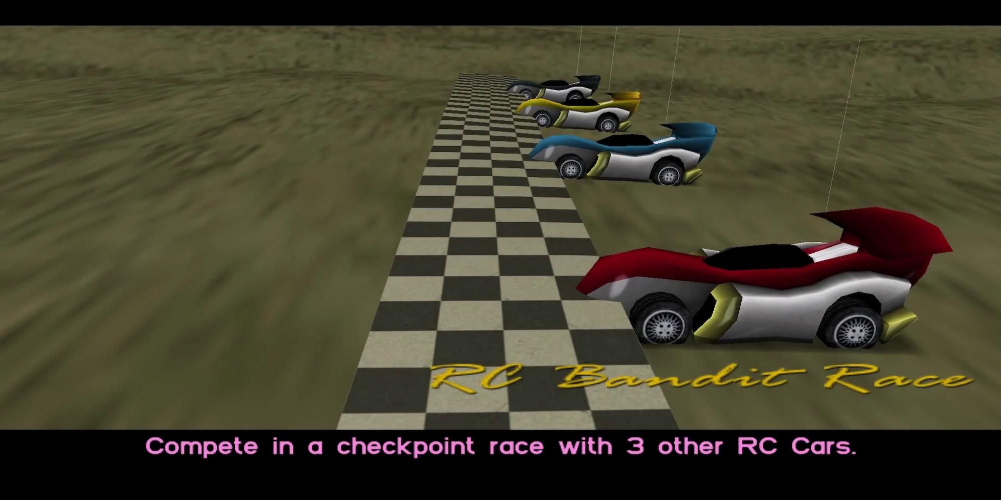 RC Bandit race about to begin in GTA VC