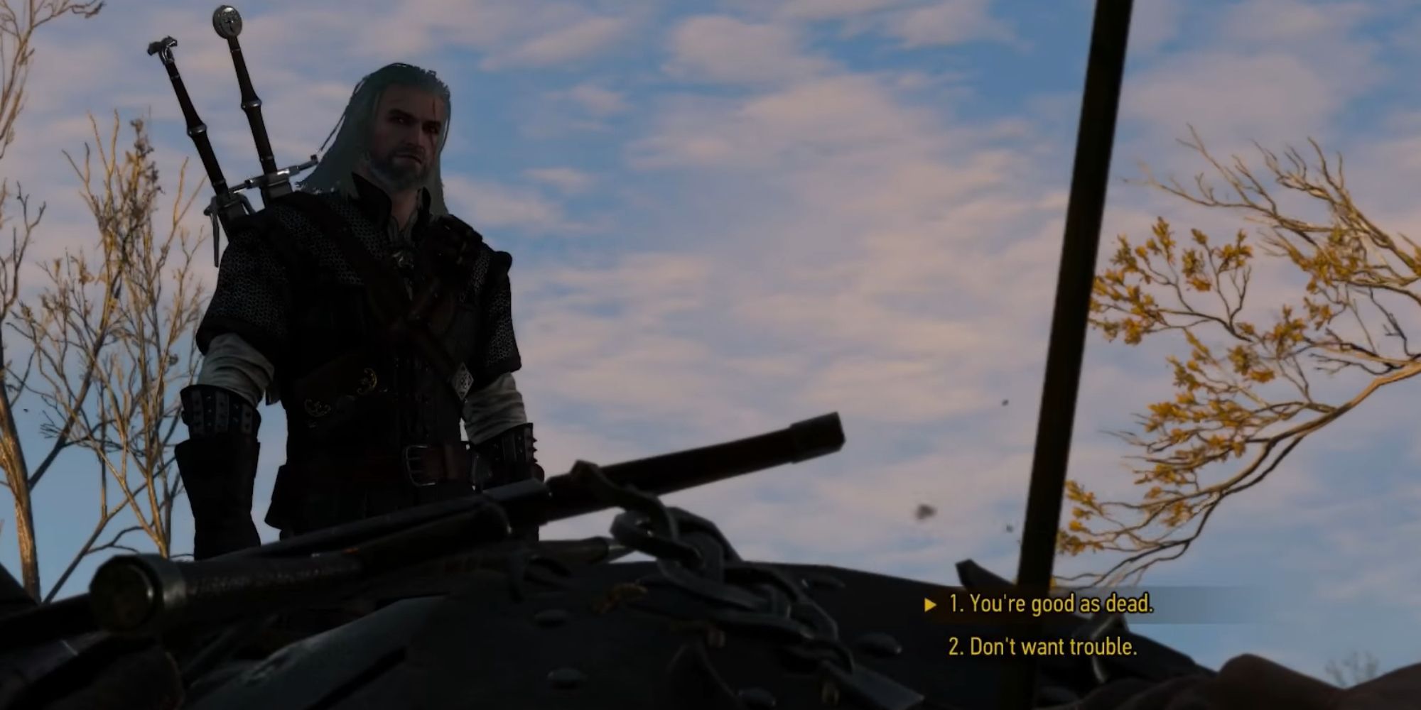 Witcher 3 Screenshot Of Ghost In The Past Geralt Decision