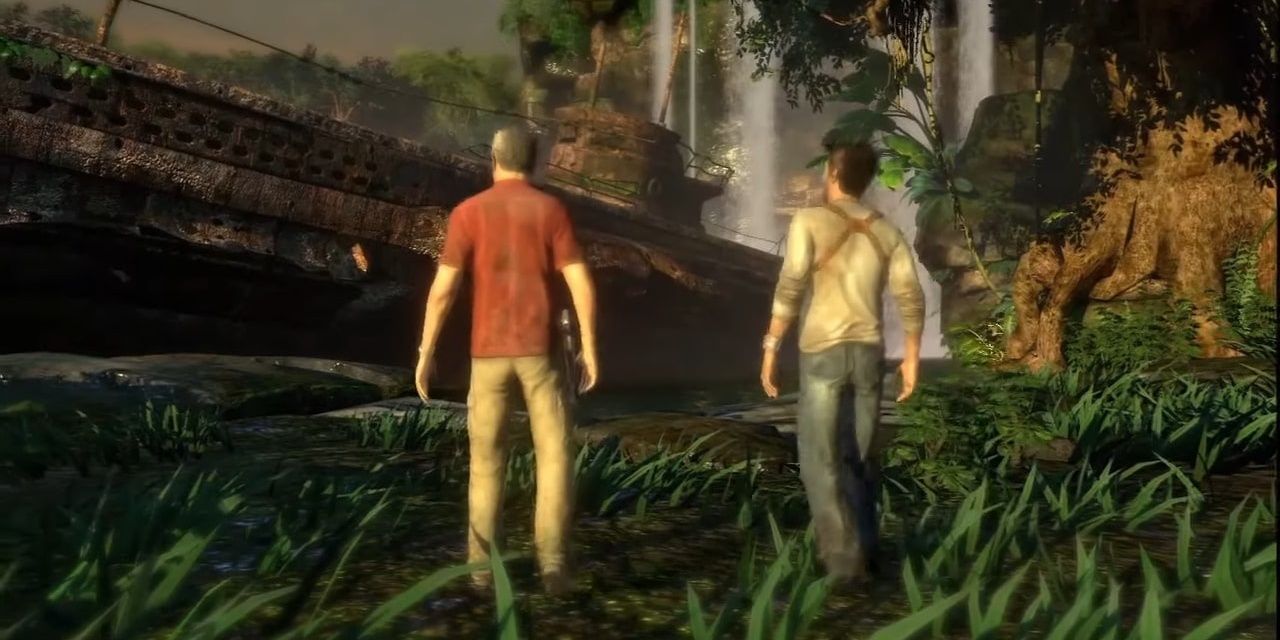 Sully and Nate in Uncharted: Drake's Fortune