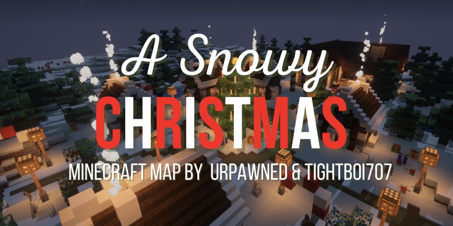 snowy medieval village minecraft map