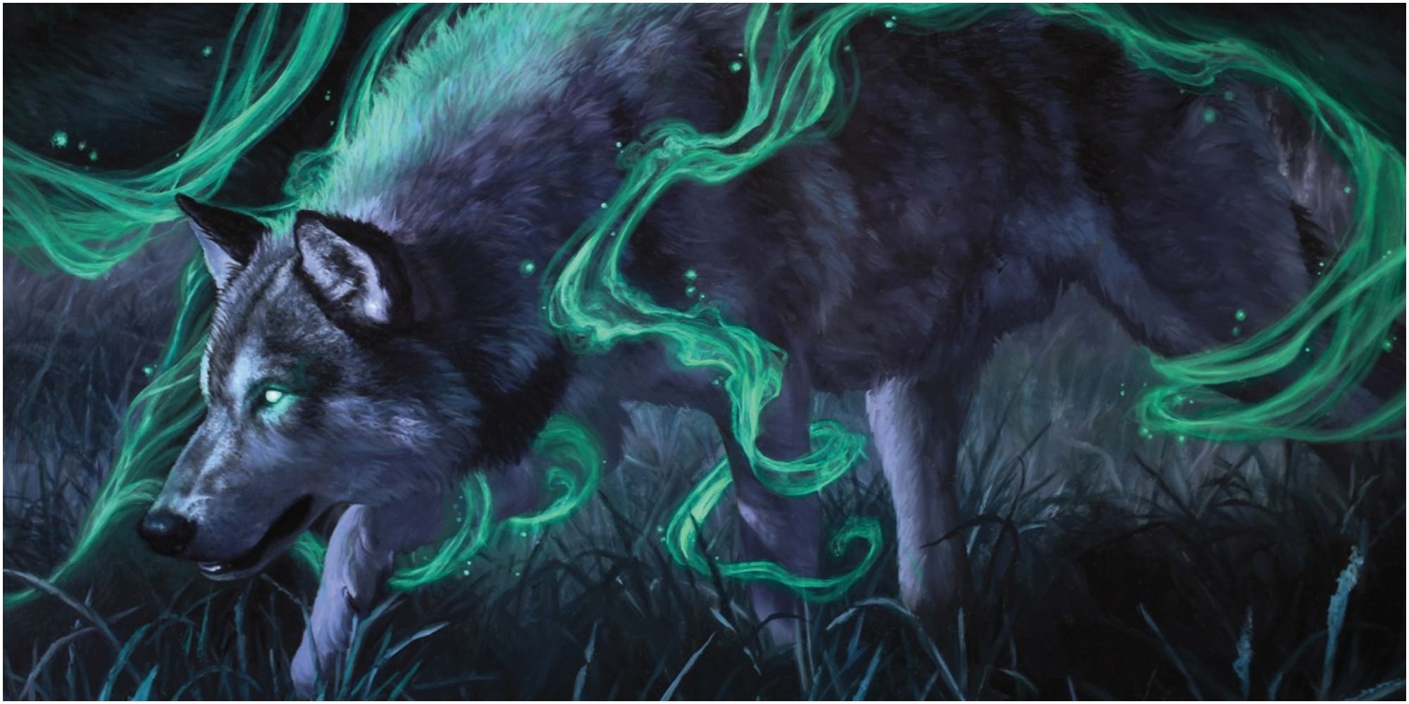 ascendant packleader wolf mtg art