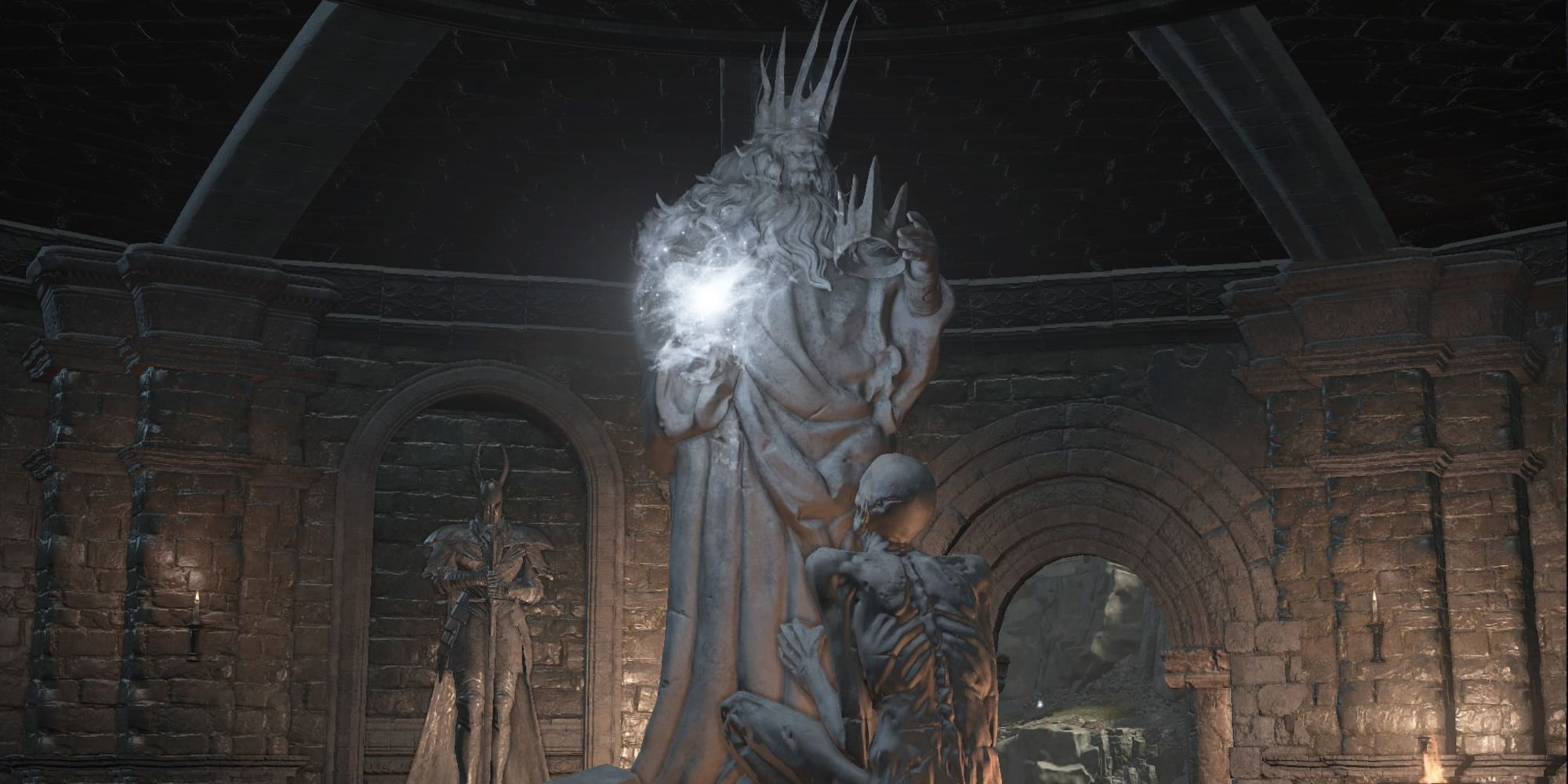 dark souls ringed city statue
