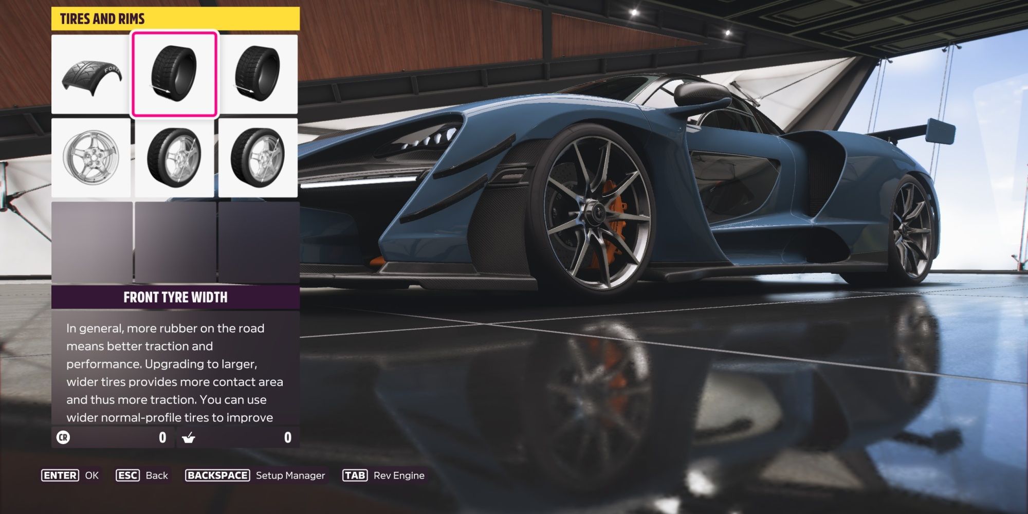 Forza Horizon 5 Garage Upgrades McLaren Senna