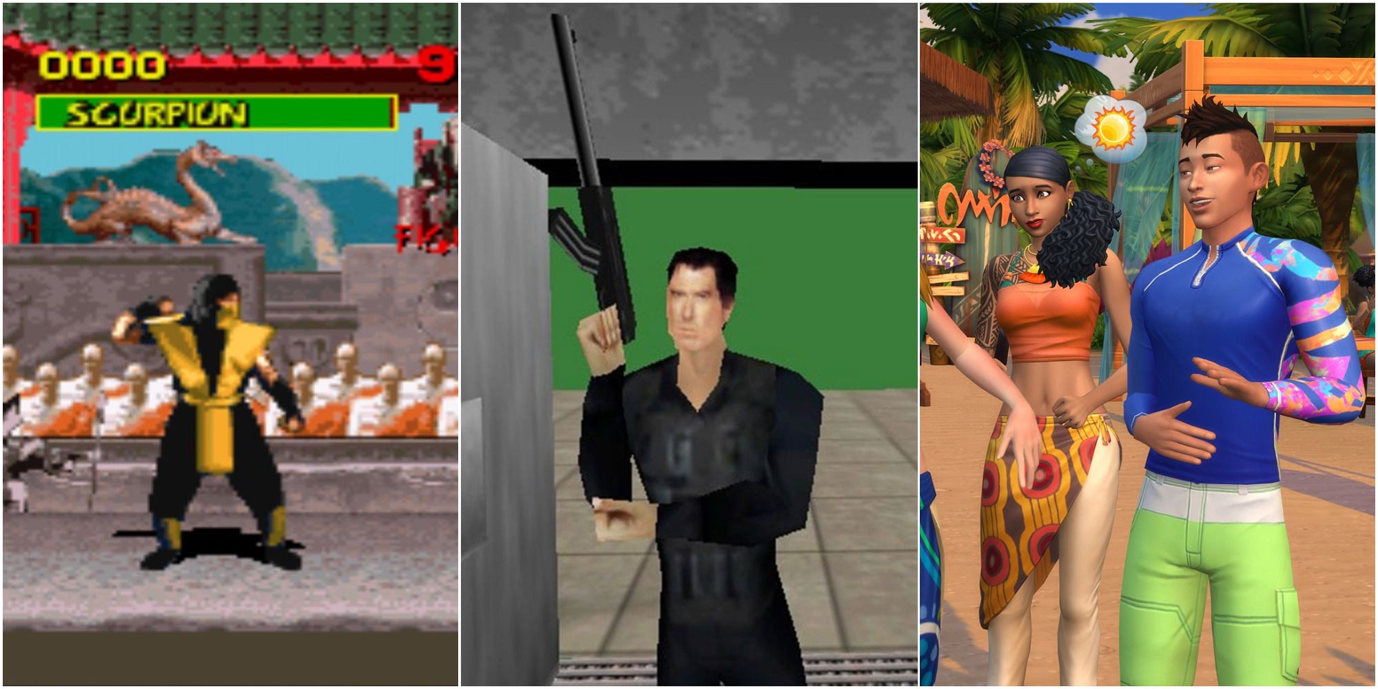 Game Cheats - Scorpion, 007, Sims