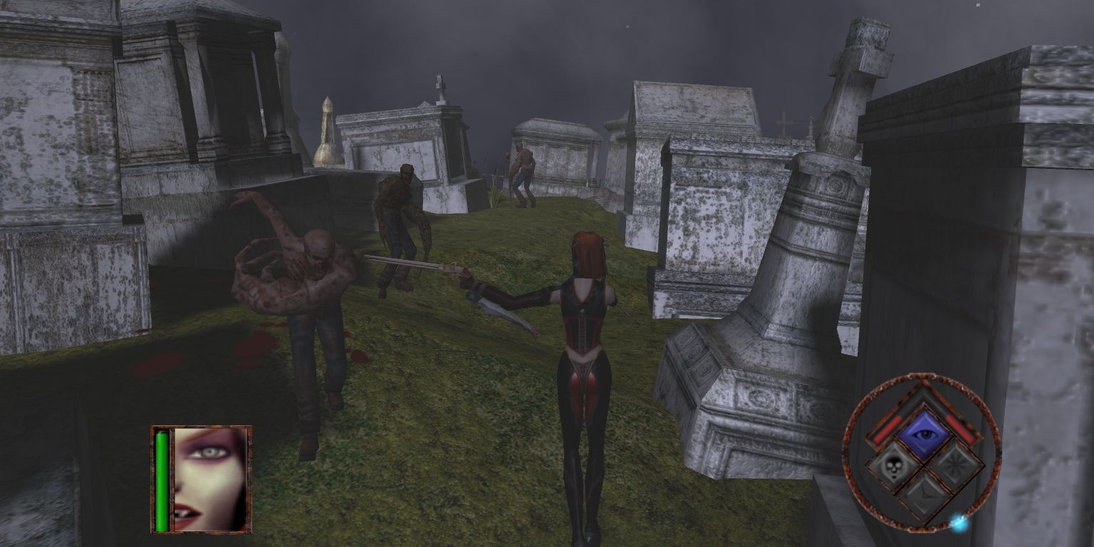 graveyard battle in bloodrayne revamped