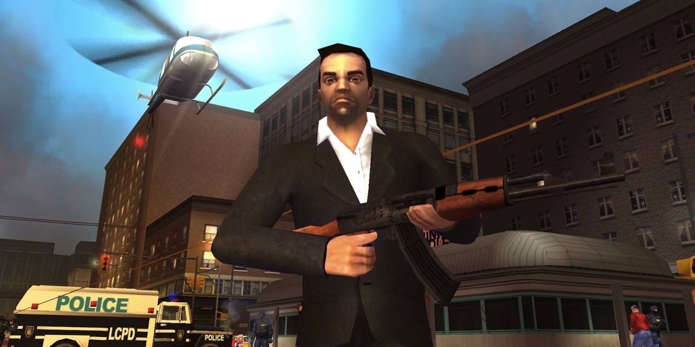 A screenshot showing gamplay in Grand Theft Auto: Liberty City Stories
