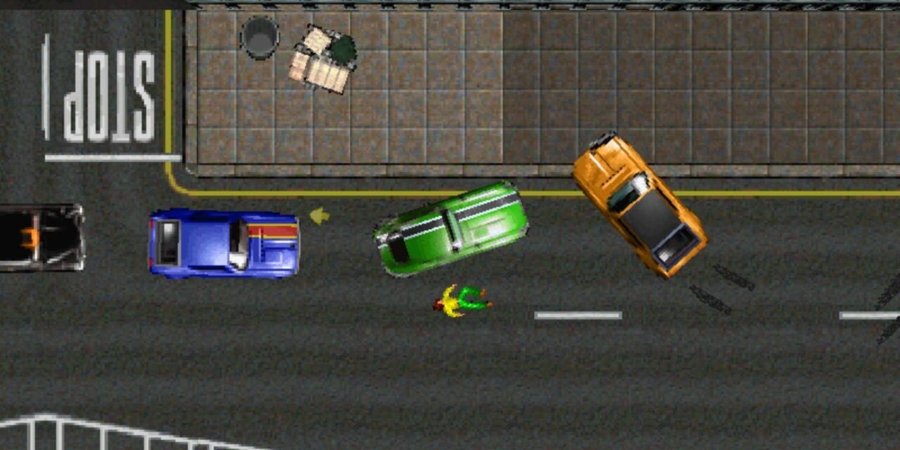 A screenshot showing gameplay in Grand Theft Auto: London 1969