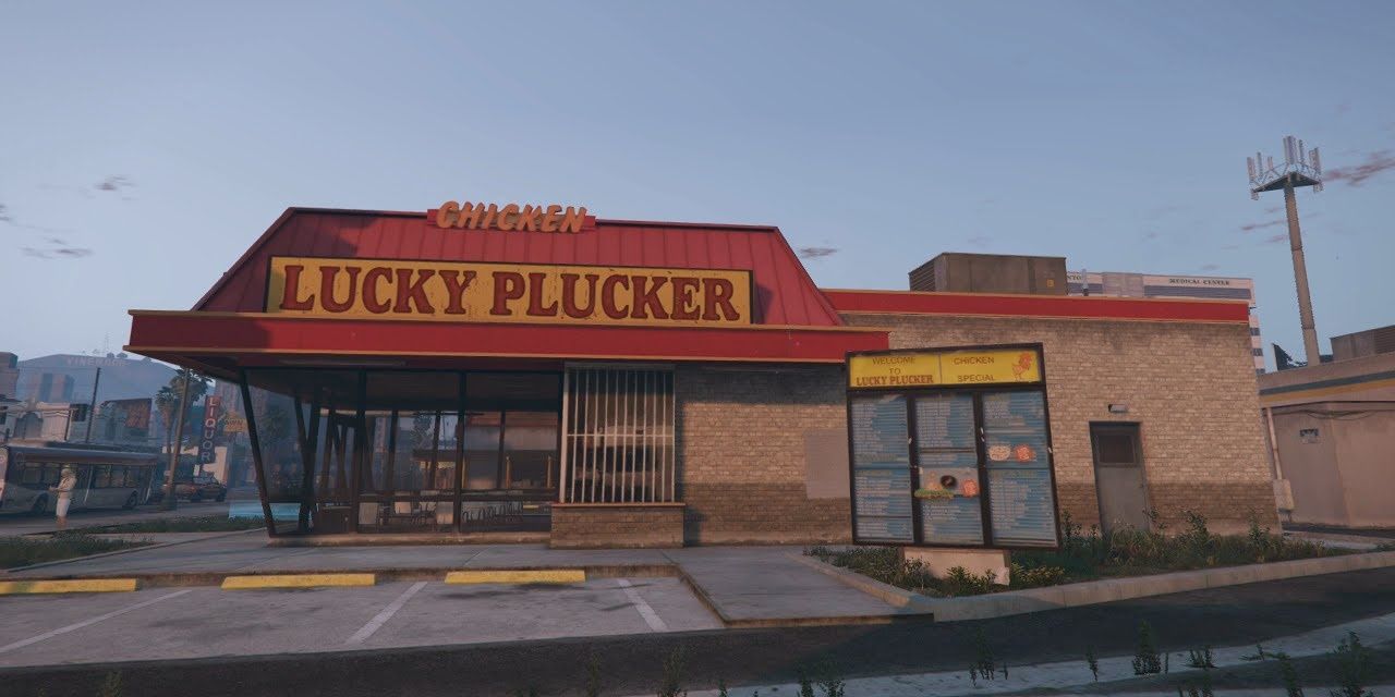 A screenshot showing the Lucky Plucker in GTA Online