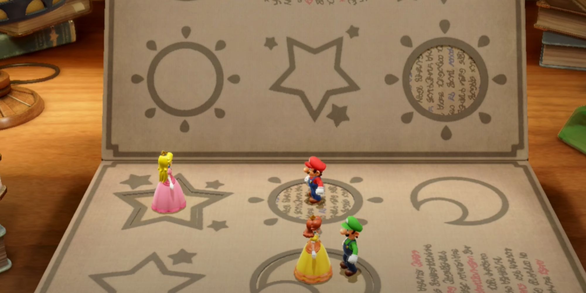 mario_party_superstars_booksquirm_minigame_with_four_players