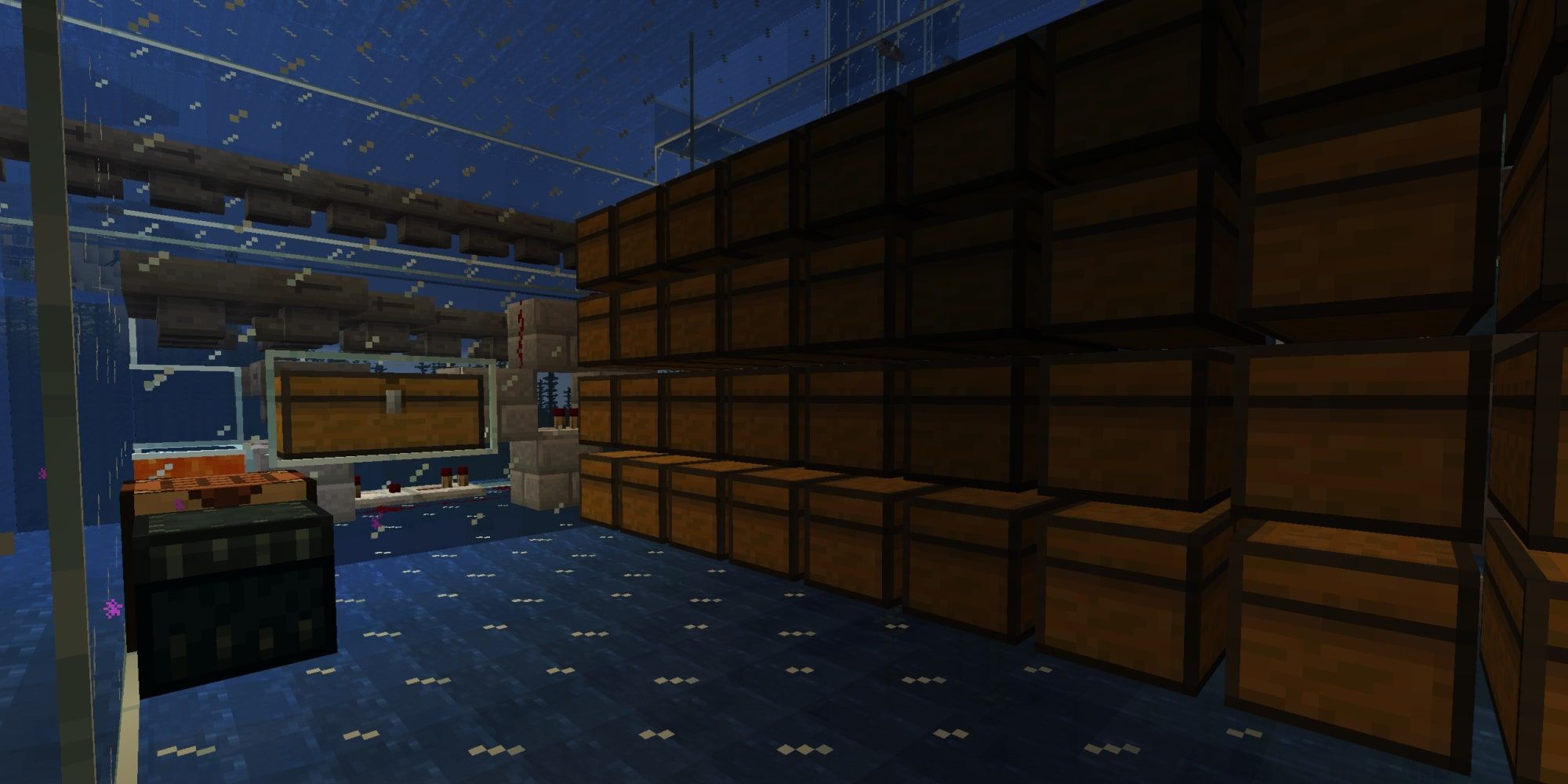 Minecraft Iron Farm Storage
